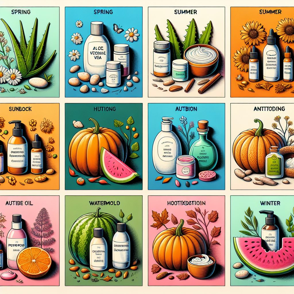 - 季節ごとの肌悩みに応じた成分の選び方