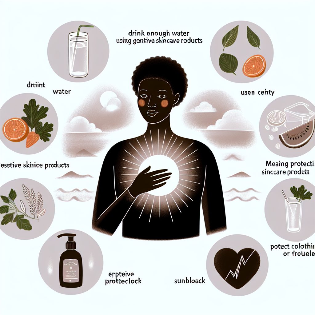 敏感肌のための生活習慣の改善方法