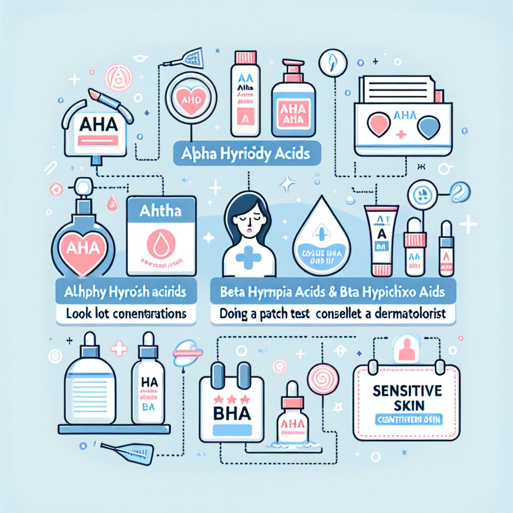 - 敏感肌に適したAHA・BHAの選び方