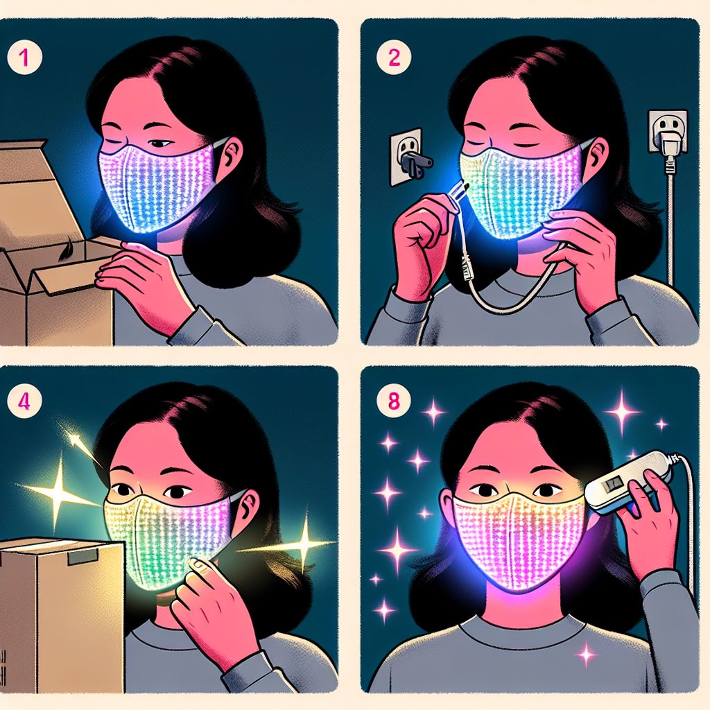 LEDマスクの基本的な使い方