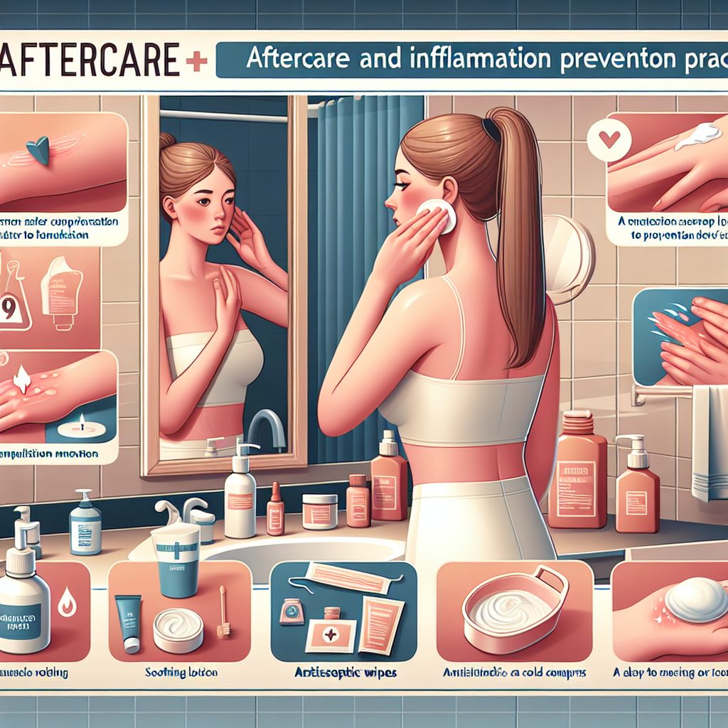 脱毛後のケアと炎症対策