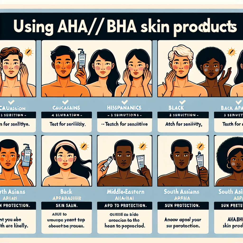 AHA・BHAを使用する際の注意点