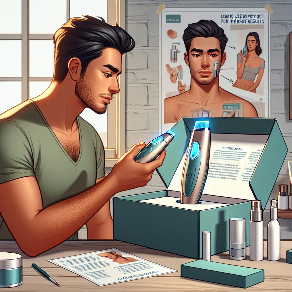 - 美顔器の基本的な使い方