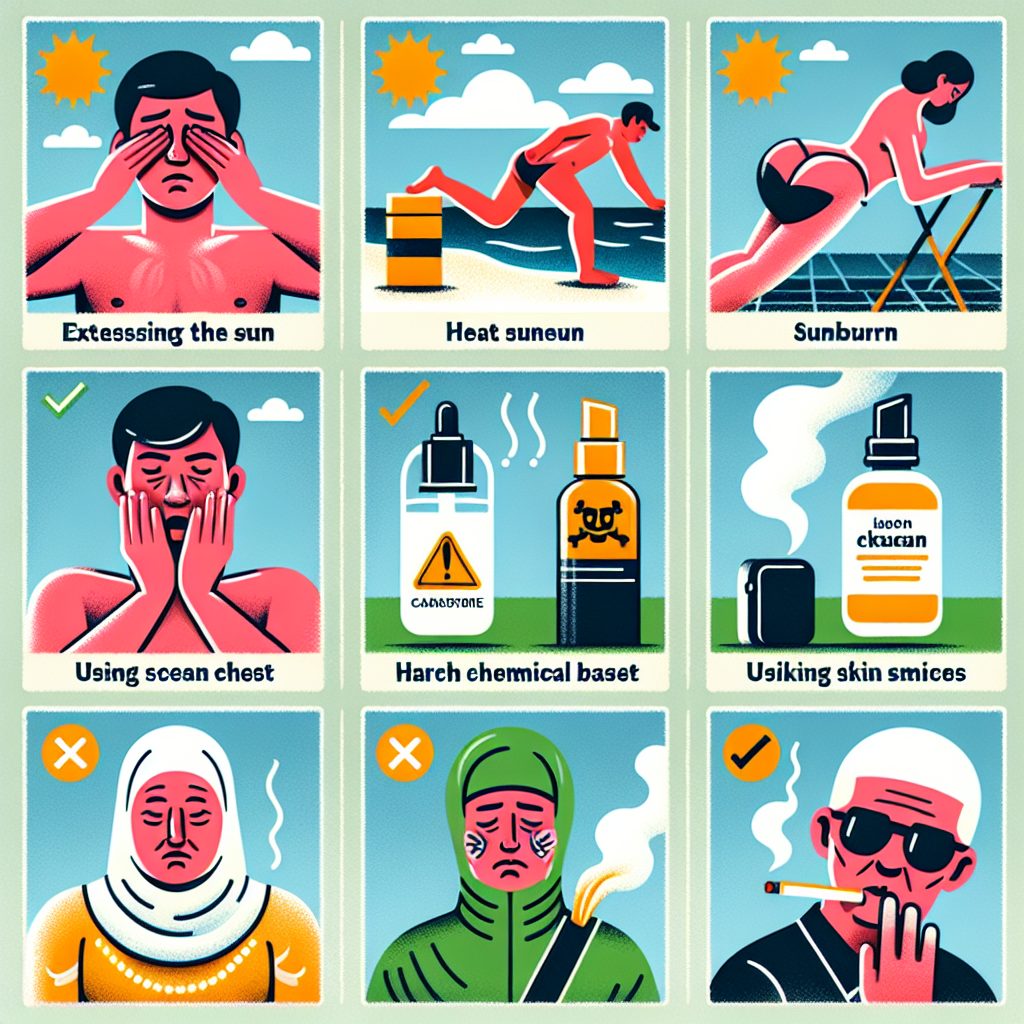 - 肌トラブルを引き起こすNG行動