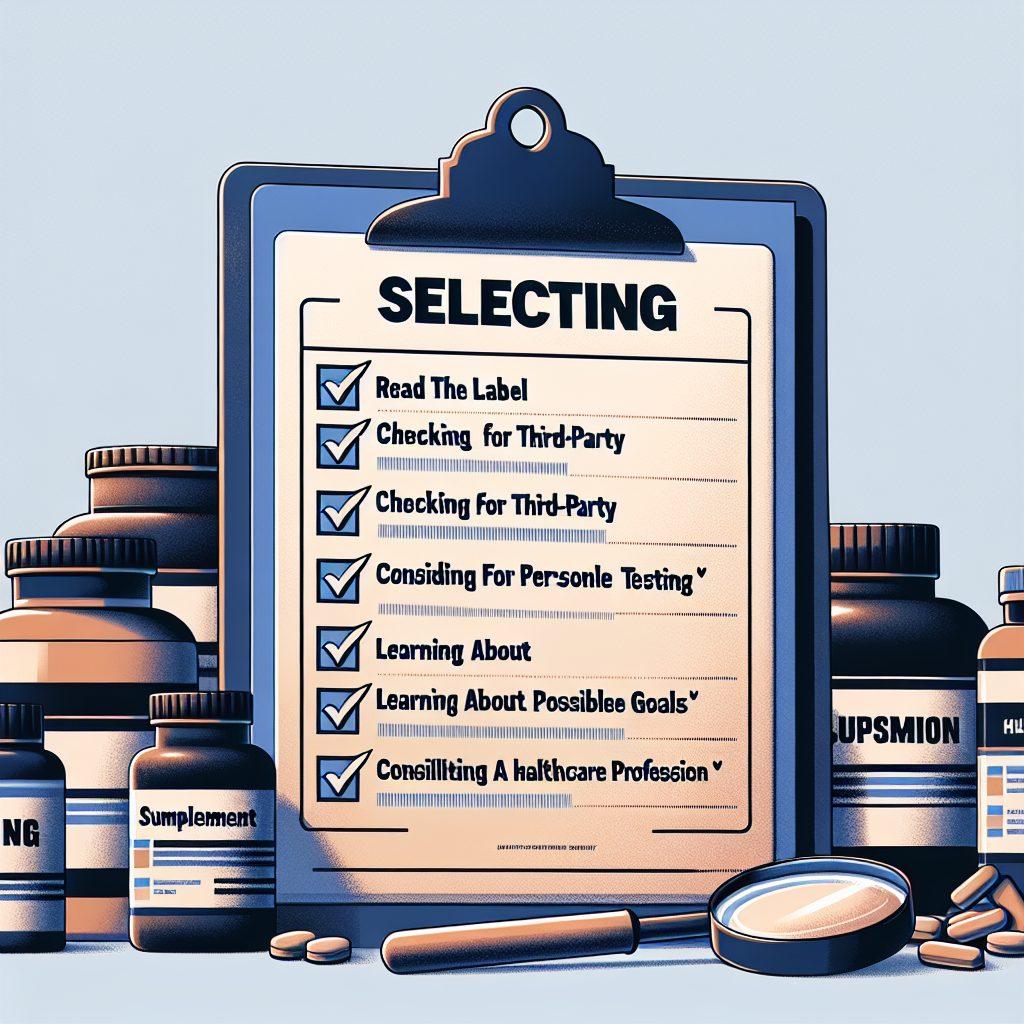 サプリメントの選び方のポイント