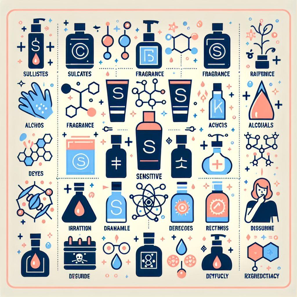 - 敏感肌が避けるべき成分