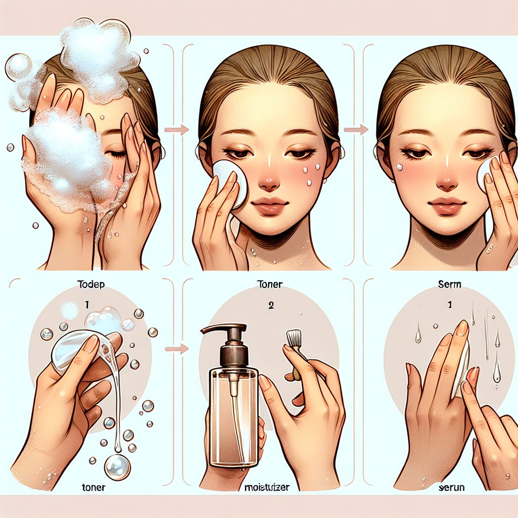 スキンケアの基本的な順番