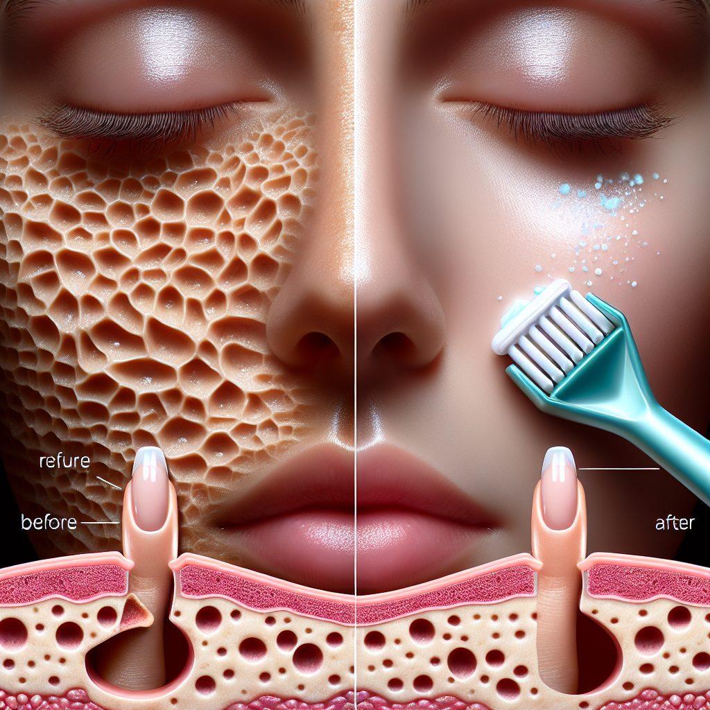 ピーリングによる毛穴ケアのメリット