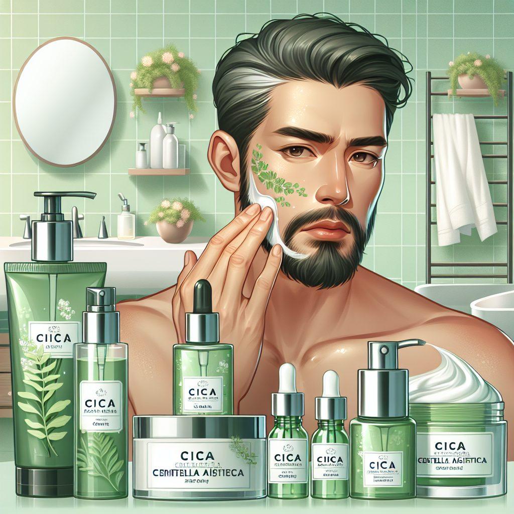 CICAを使用したスキンケアルーティン例