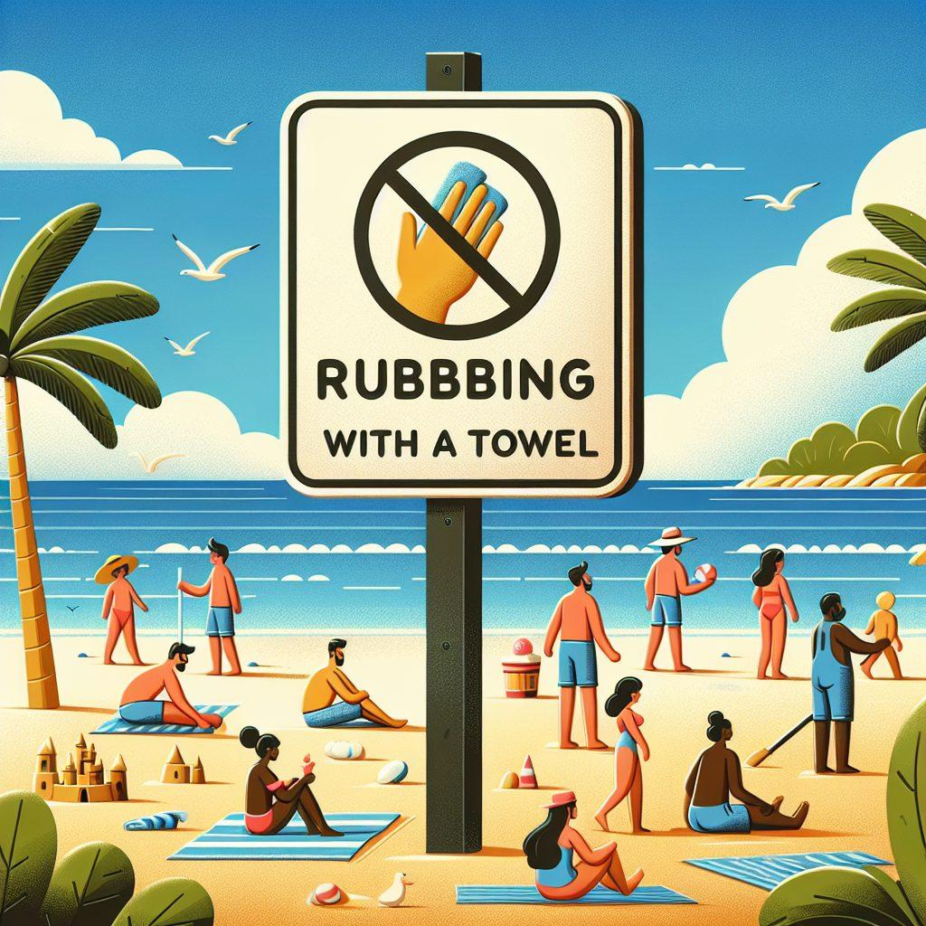 タオルでのゴシゴシ拭き取りはNG