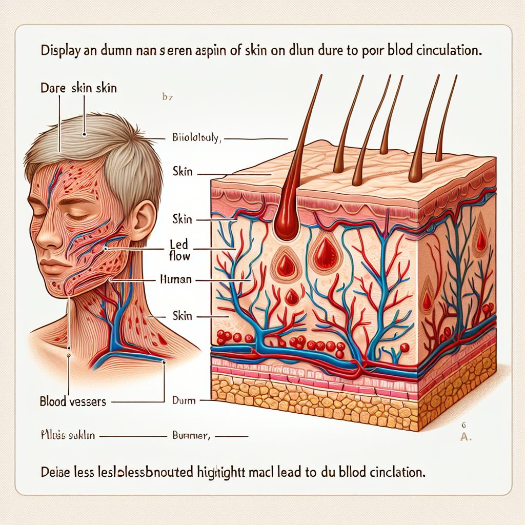 血行不良が引き起こす肌のくすみ