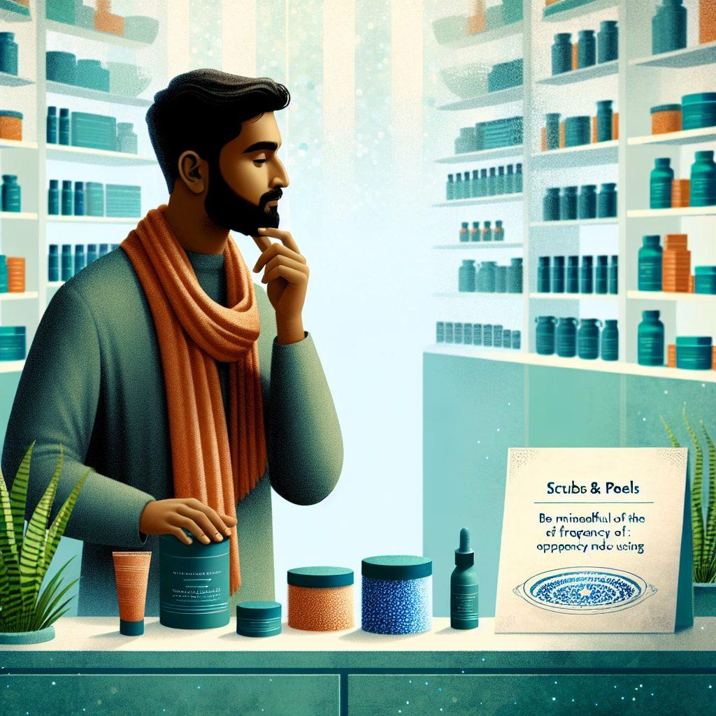 スクラブやピーリングの頻度に注意