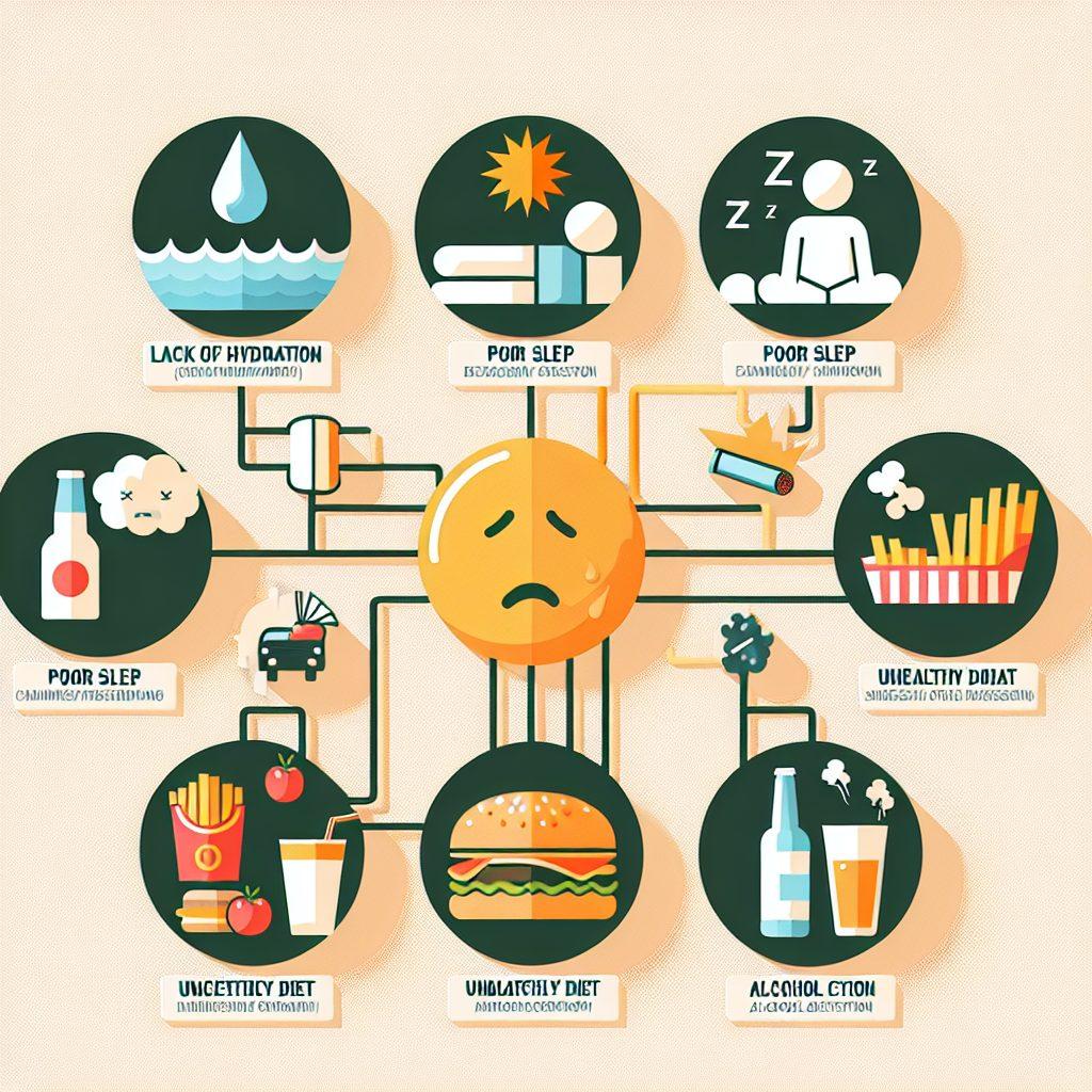 肌のくすみを悪化させる要因