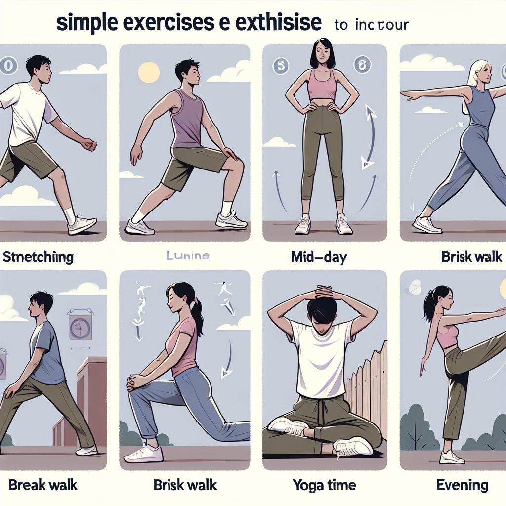 日常に取り入れたい簡単な運動方法