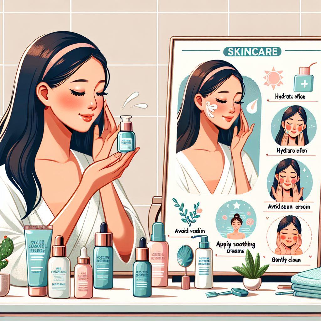 - 美顔器使用後のスキンケアポイント