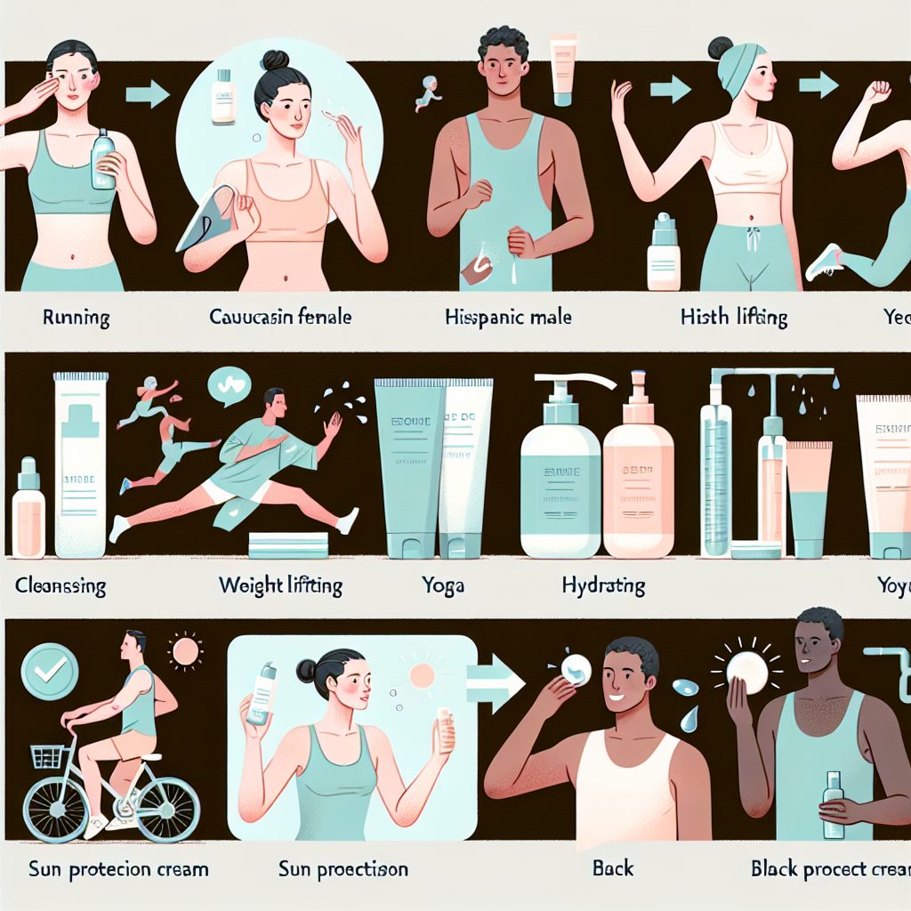 運動後のスキンケアポイント