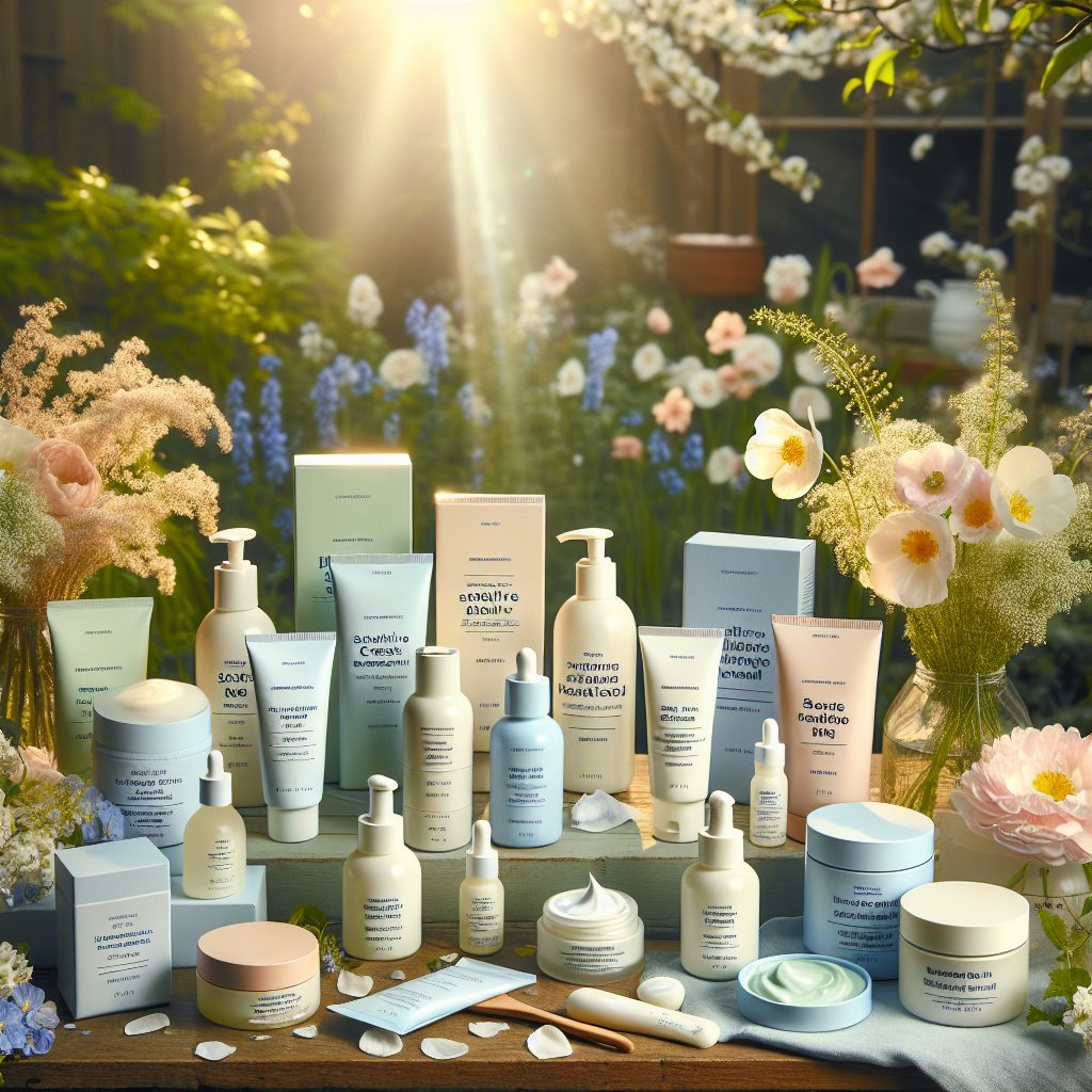 春の敏感肌に適したスキンケアアイテム