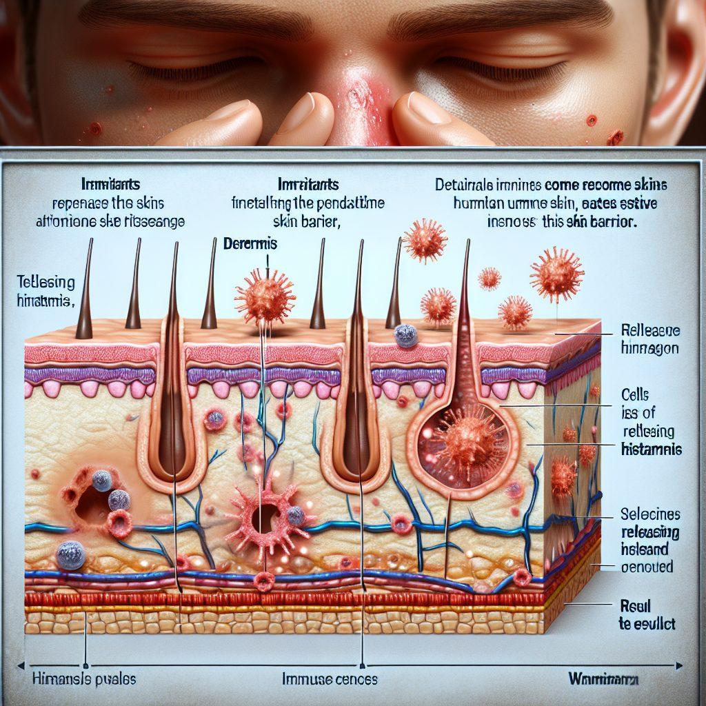 肌が刺激に弱くなるメカニズム