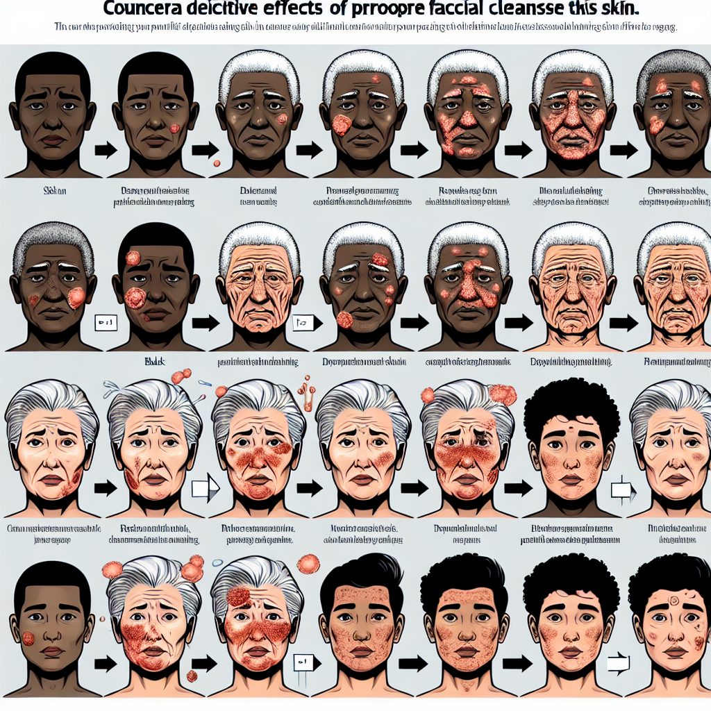 - 間違った洗顔方法が肌に与える影響