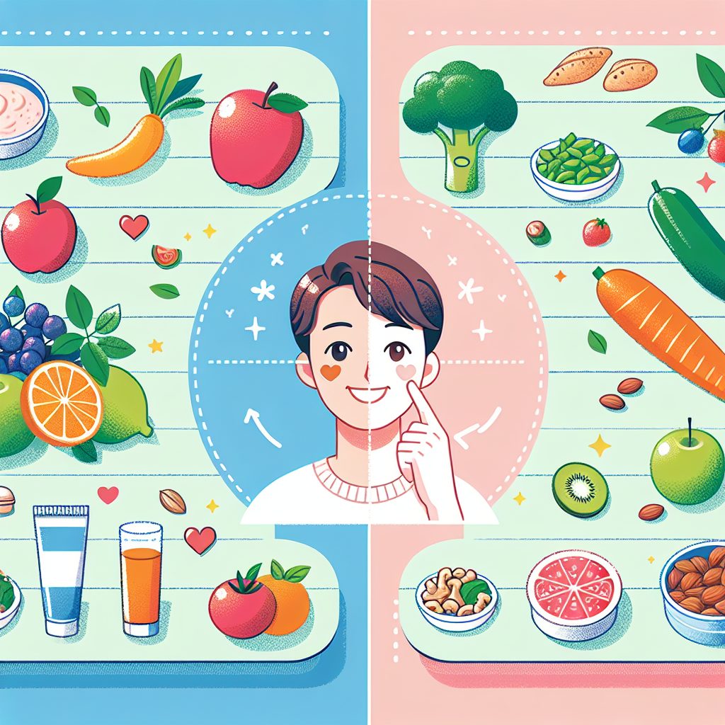 - 食生活と肌の健康の関係