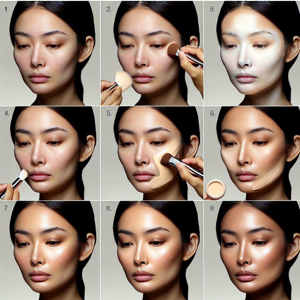 メイクでテカリを抑えるテクニック