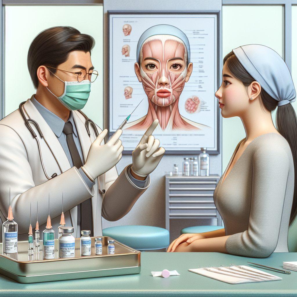 - ボトックス注射の施術プロセス