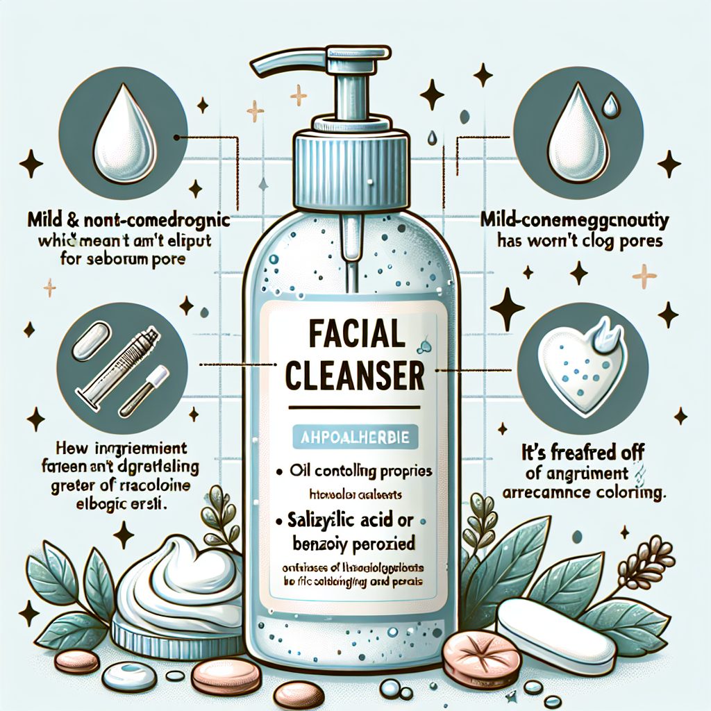 ニキビ肌に適した洗顔料の特徴