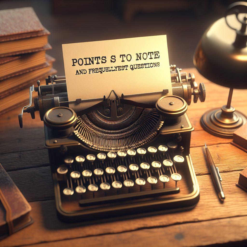 注意点とよくある質問