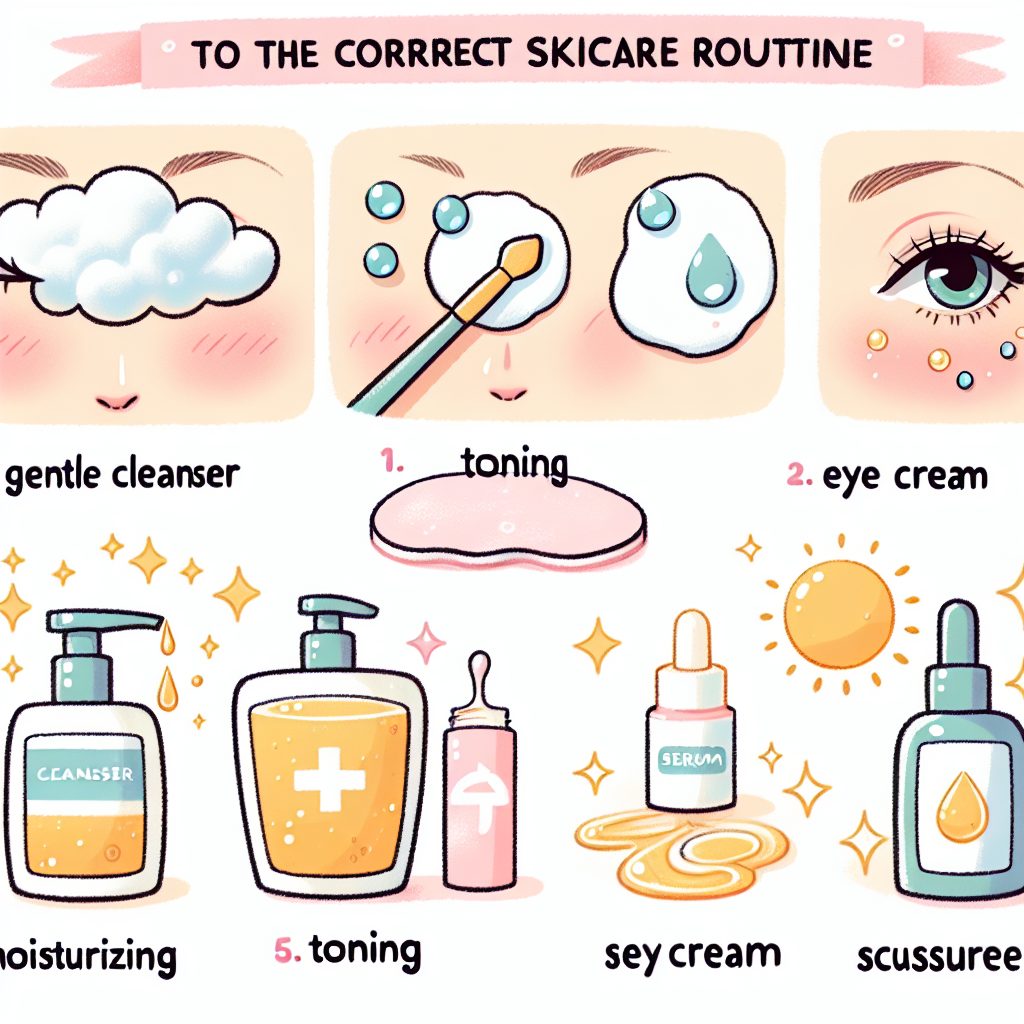 正しいスキンケアの手順