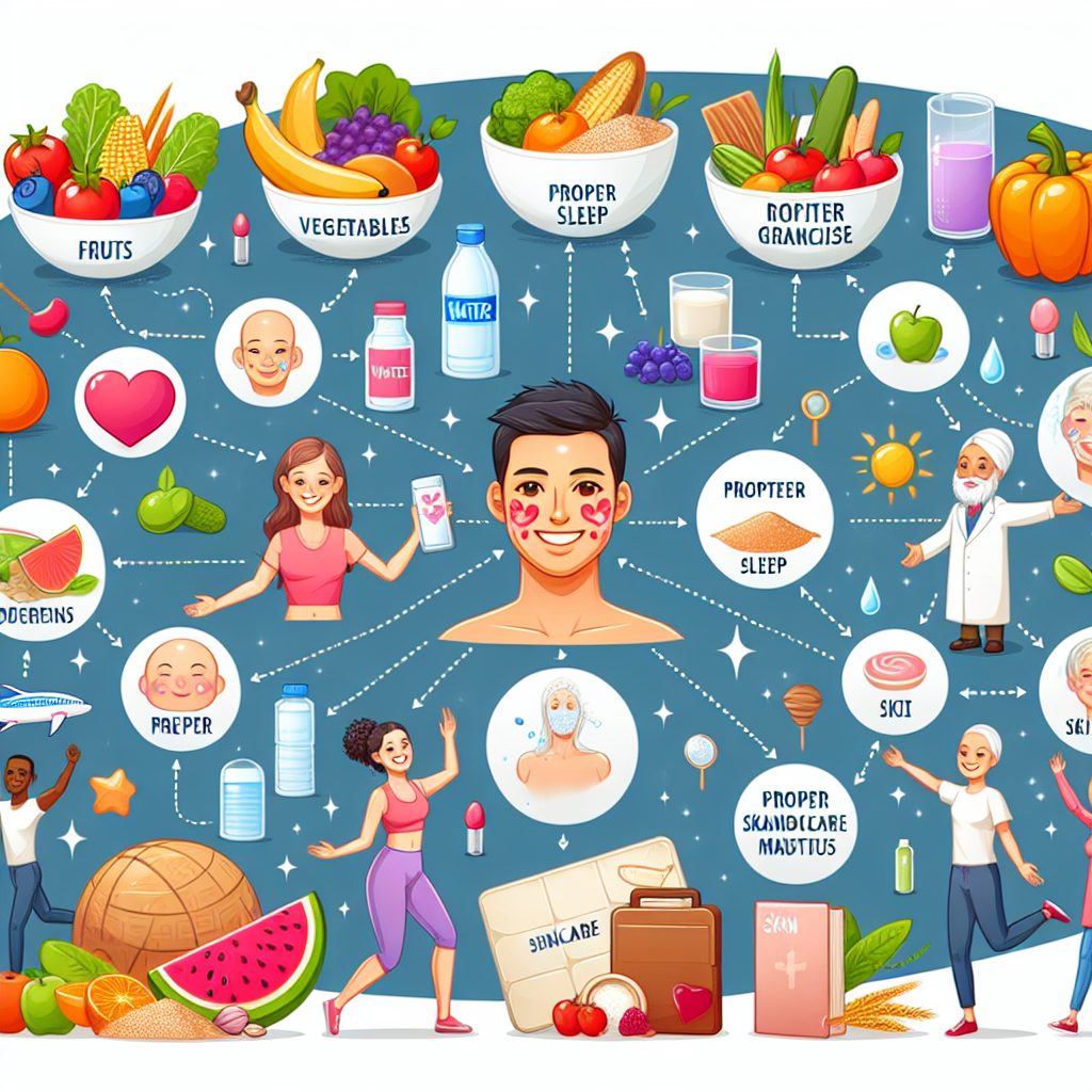 美肌を保つための食生活と習慣