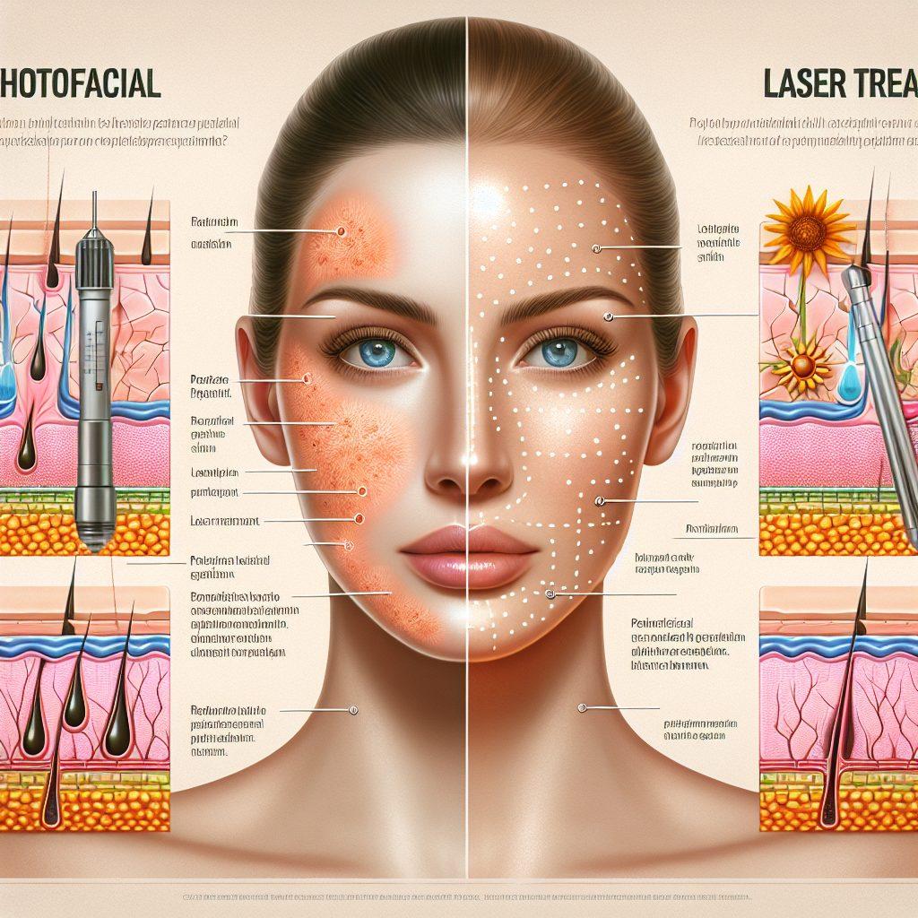 フォトフェイシャルとレーザーの効果の違い