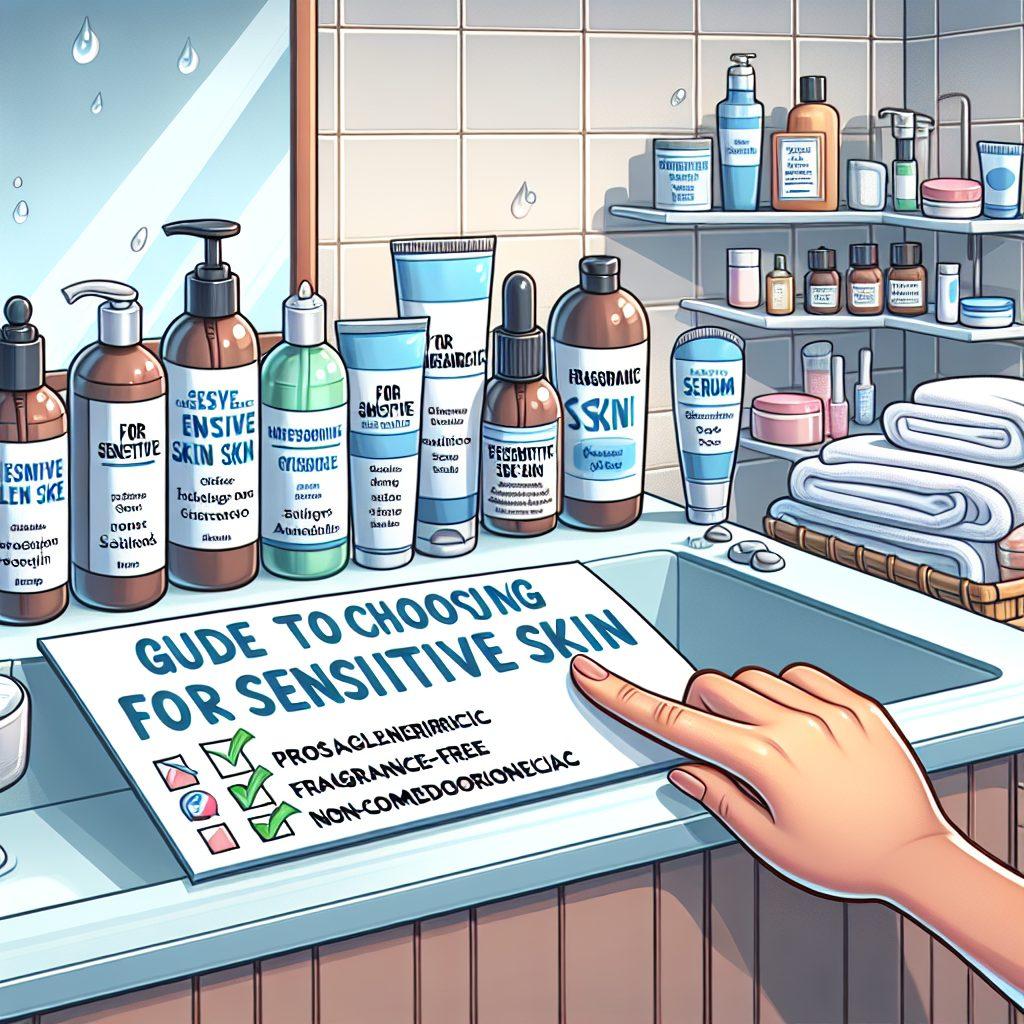 敏感肌に適したスキンケア製品の選び方