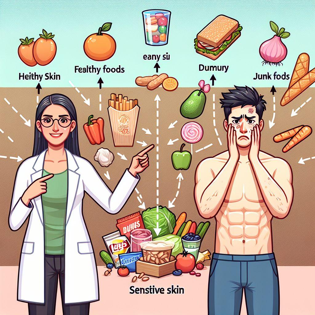 食生活が敏感肌に与える影響