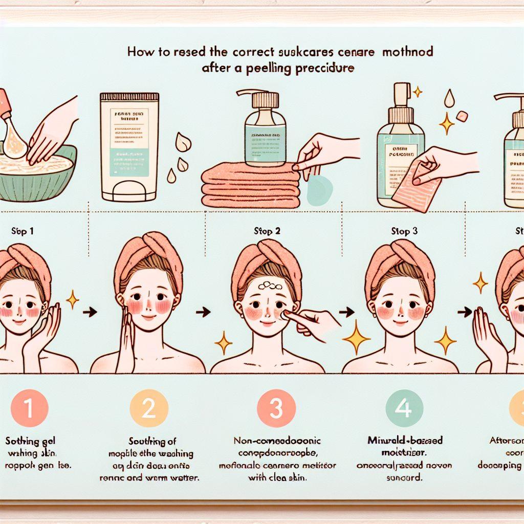 ピーリング後の正しいスキンケア方法