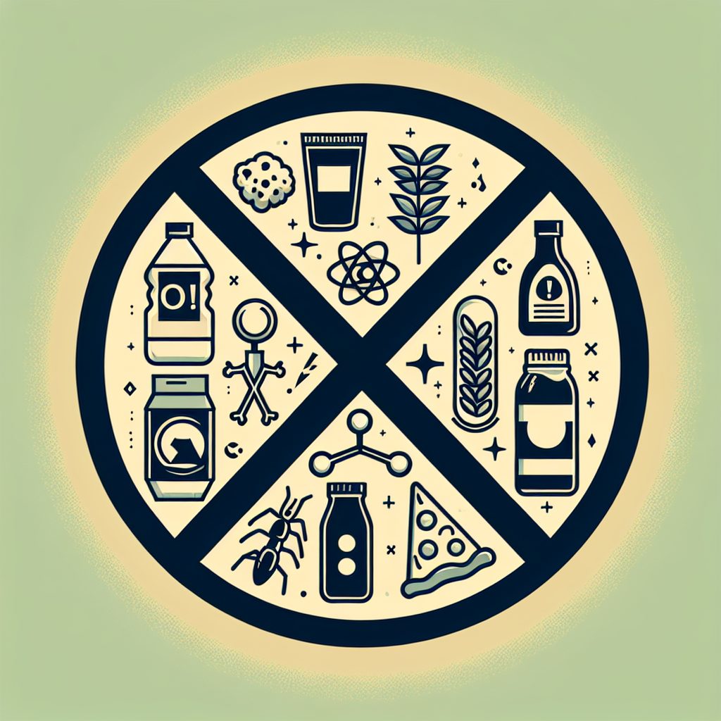 避けるべき成分と製品