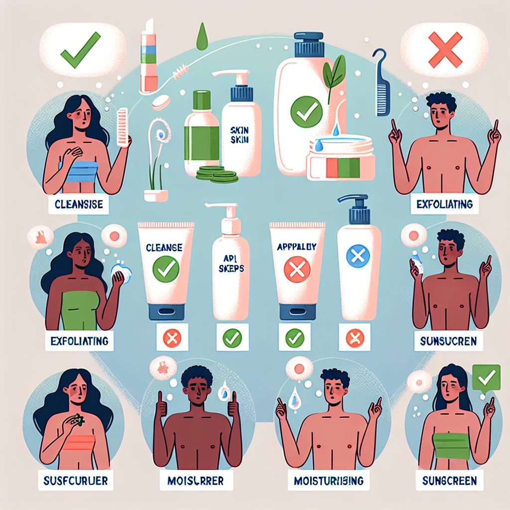 スキンケアを続けるためのコツと注意点