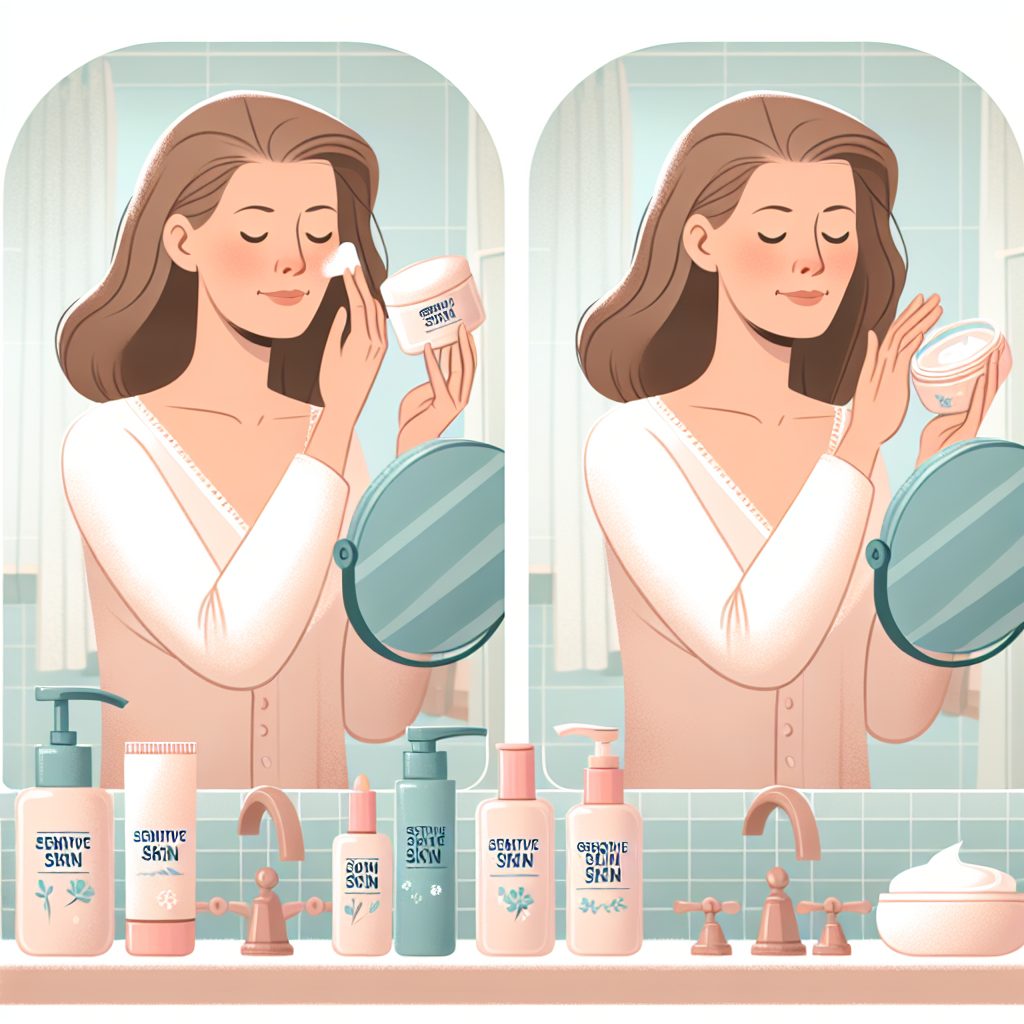 敏感肌スキンケアの使用方法
