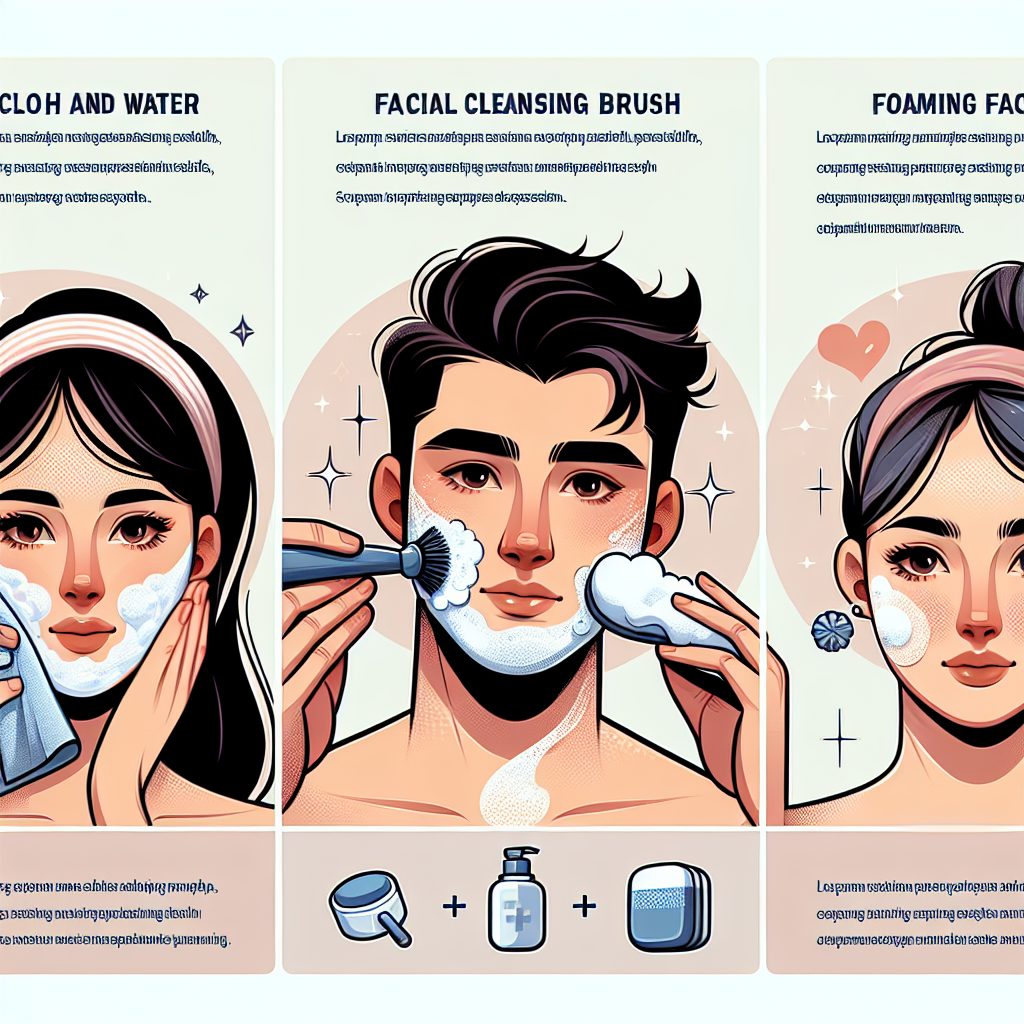 洗顔方法の見直し