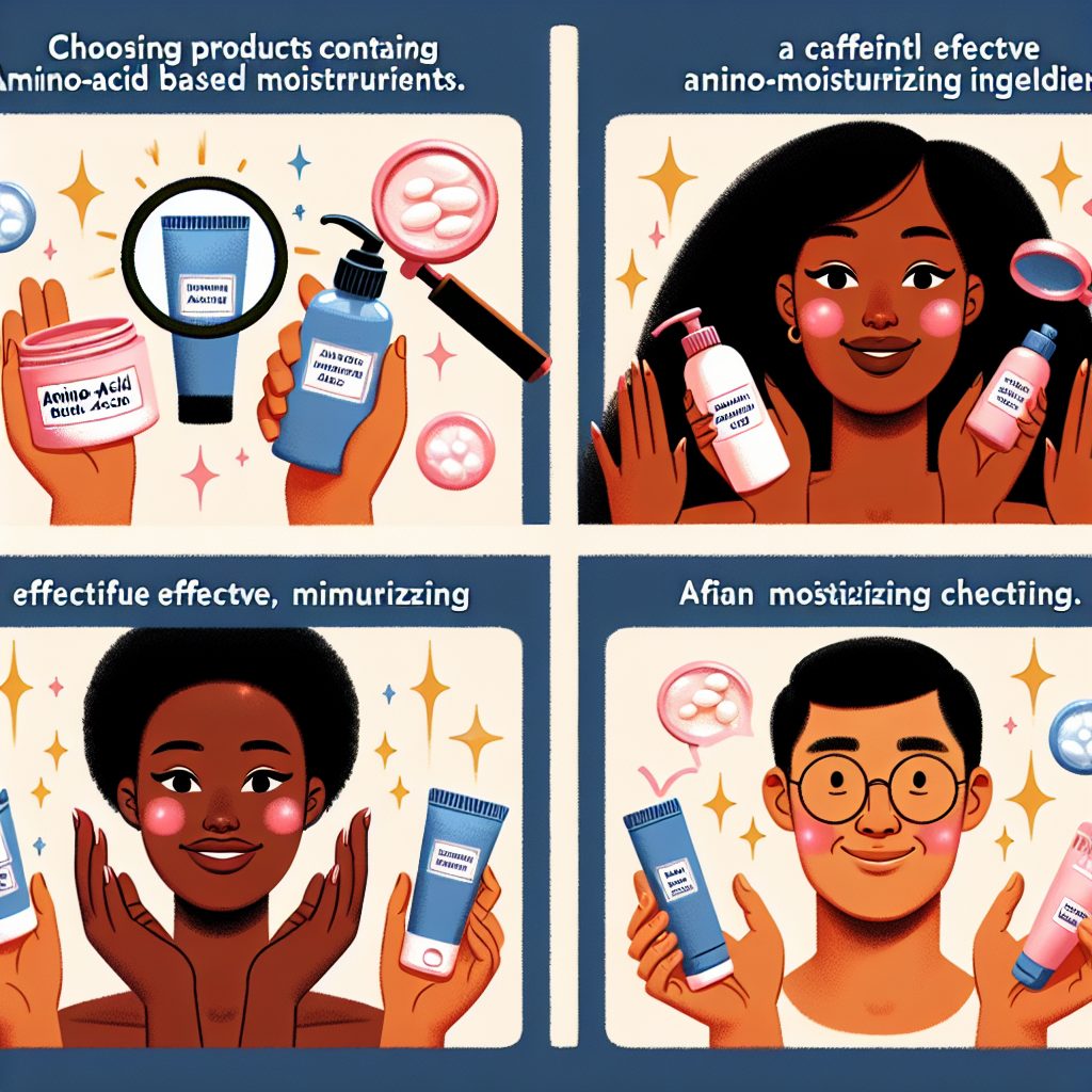 アミノ酸系保湿成分を含む製品の選び方