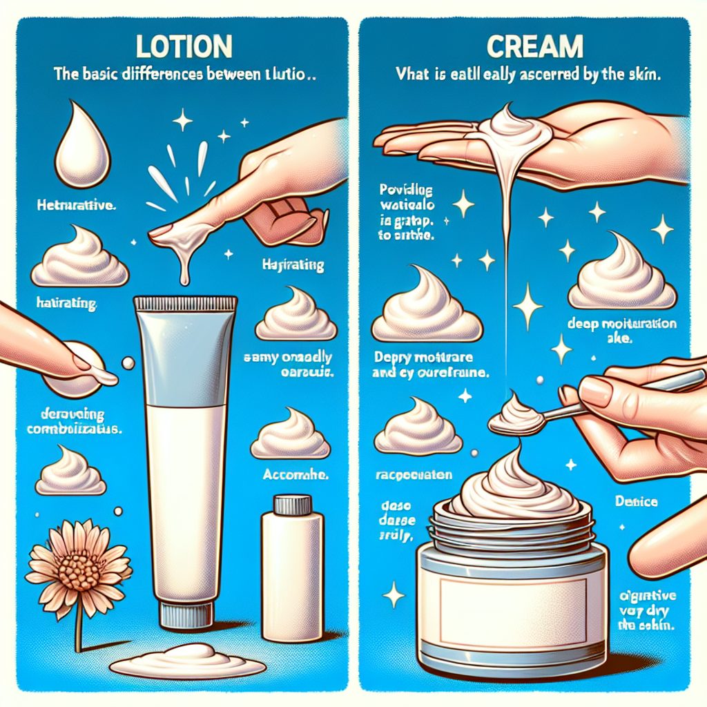 乳液とクリームの基本的な違い