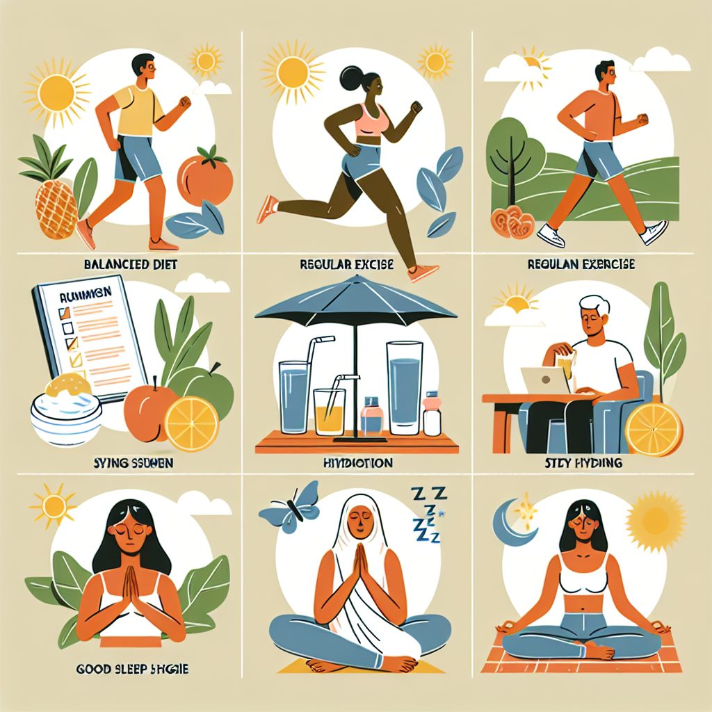 肌の健康を保つための生活習慣