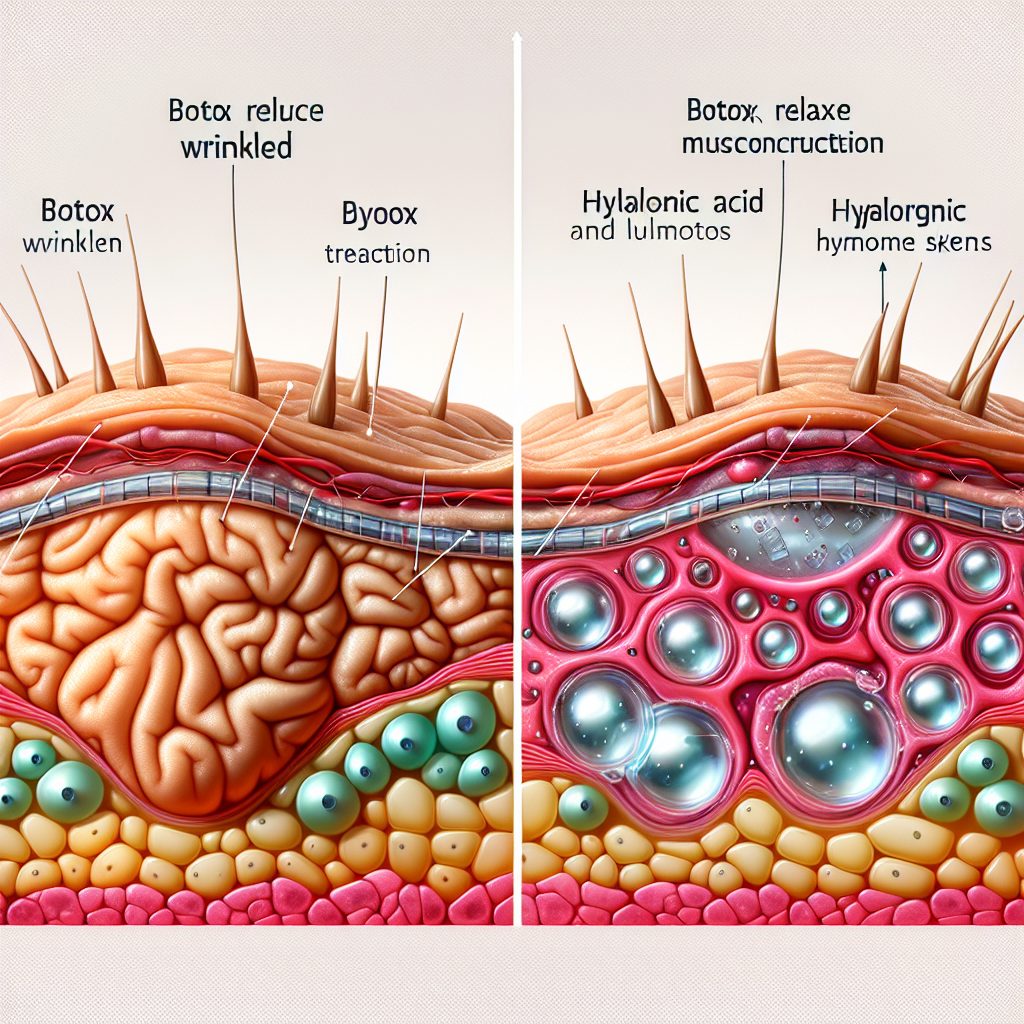 ボトックスとヒアルロン酸の基本的な効果