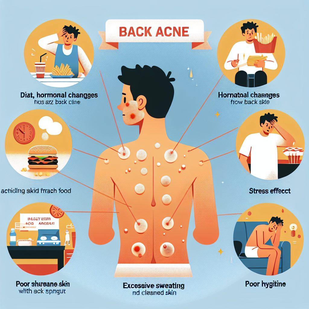 背中ニキビの主な原因とは？