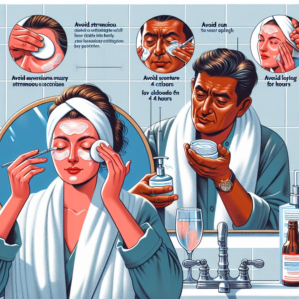 ボトックス注射後の注意点