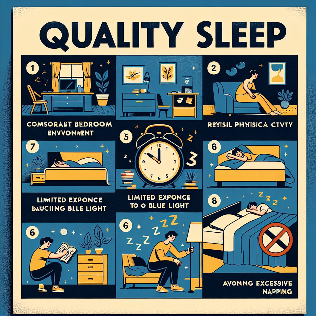 - 質の良い睡眠を取るためのポイント
