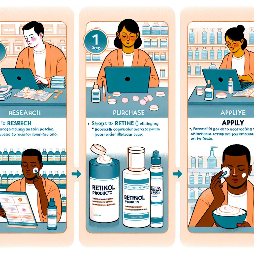 レチノール製品の選び方と使用方法