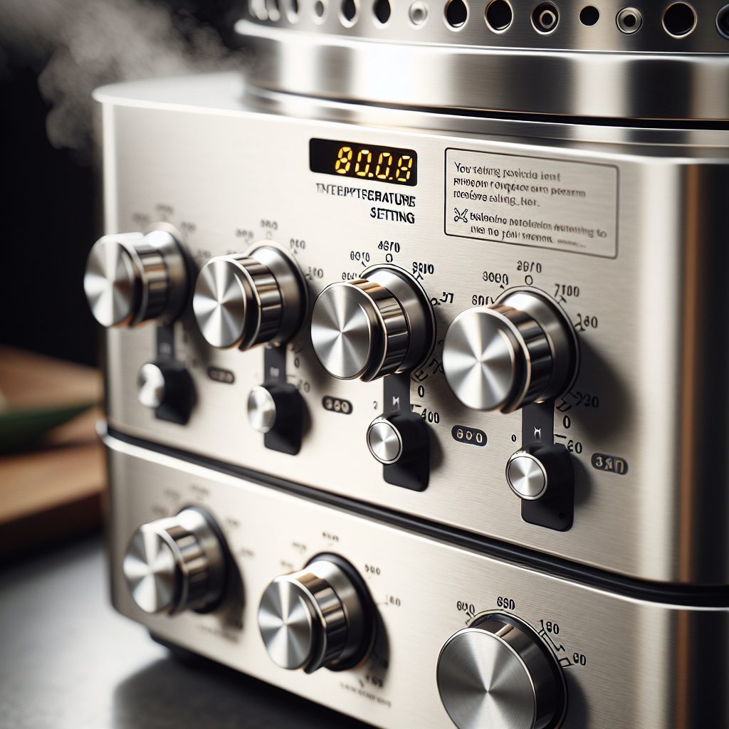 スチーマーの温度設定に注意