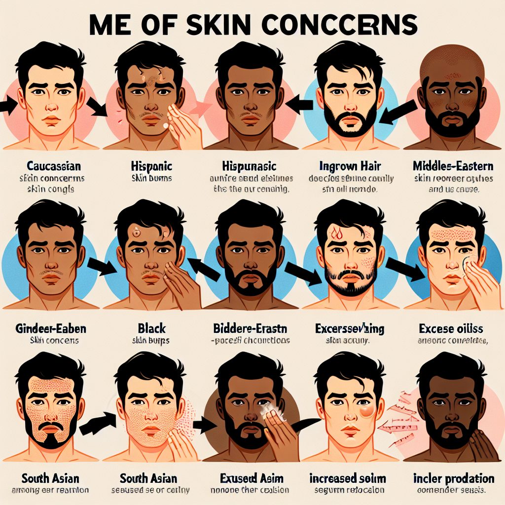 男性特有の肌悩みとその原因