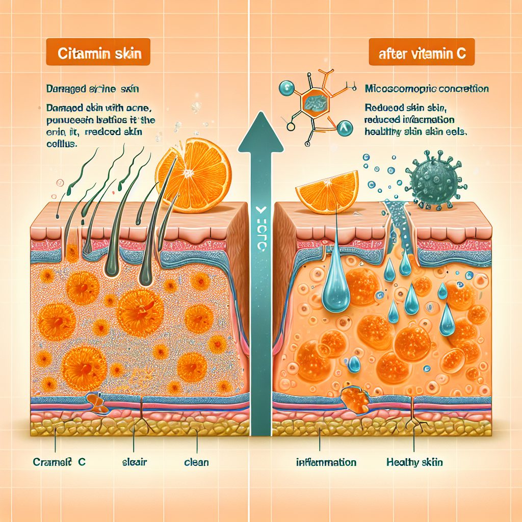 ニキビケアにおけるビタミンCの効果