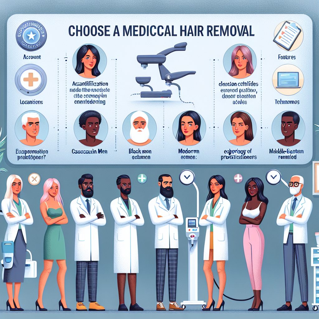 - 医療脱毛を選ぶ際のクリニックの選び方